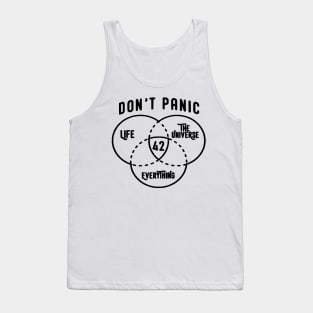 42 is the Answer Hitchhiker's Guide to the Galaxy Bright Tank Top